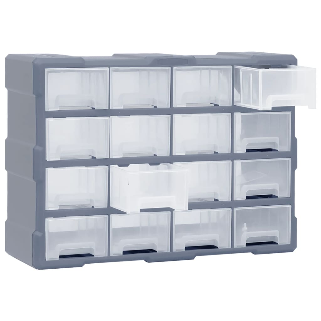 vidaXL Organizer z 16 średnimi szufladkami, 52x16x37 cm