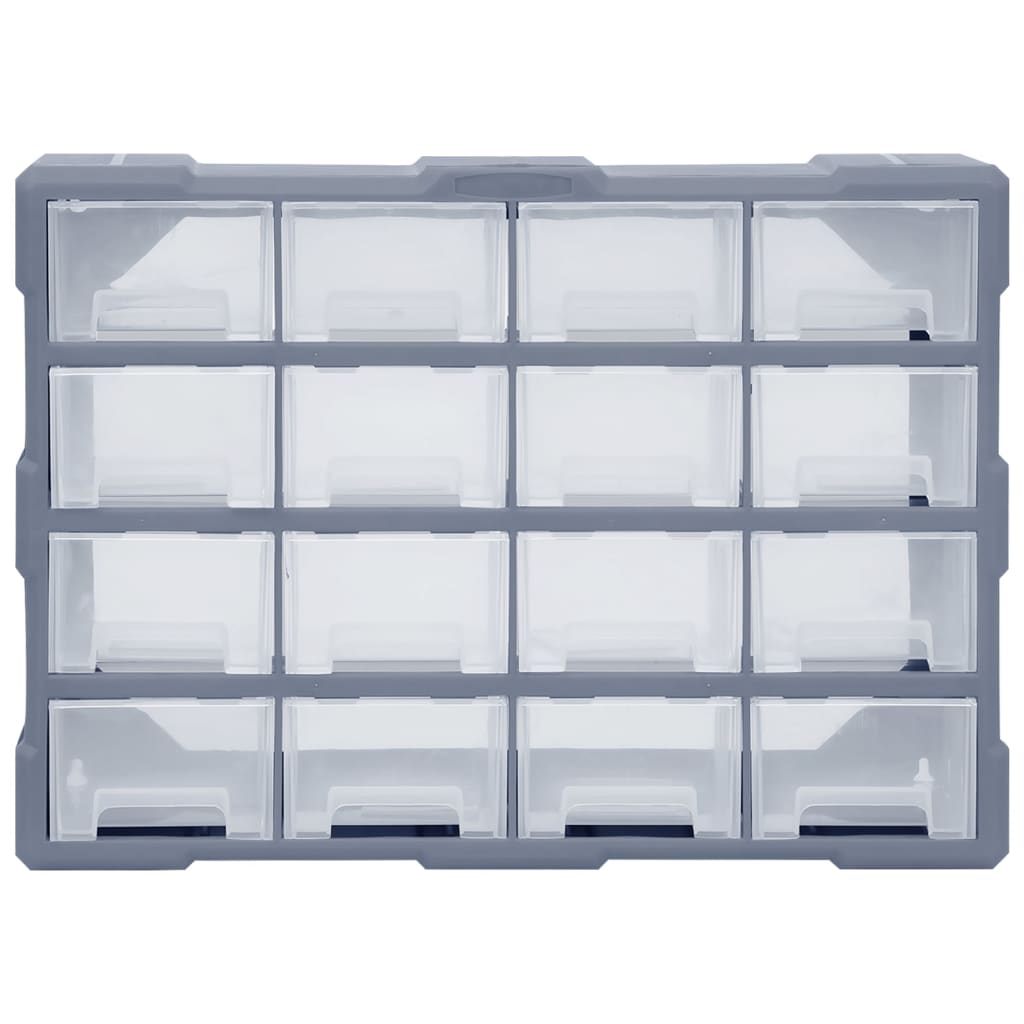 vidaXL Organizer z 16 średnimi szufladkami, 52x16x37 cm