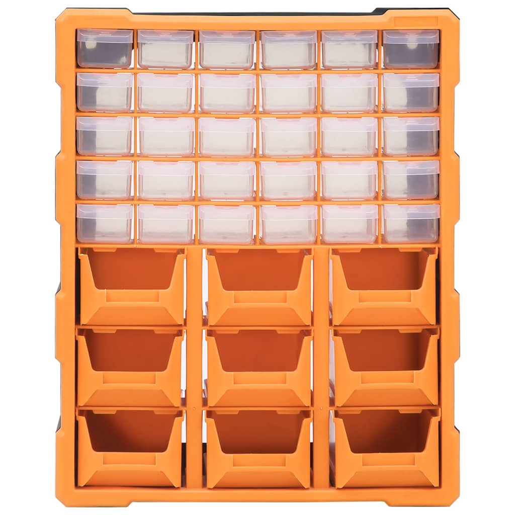 vidaXL Organizer z 39 szufladkami, 38x16x47 cm