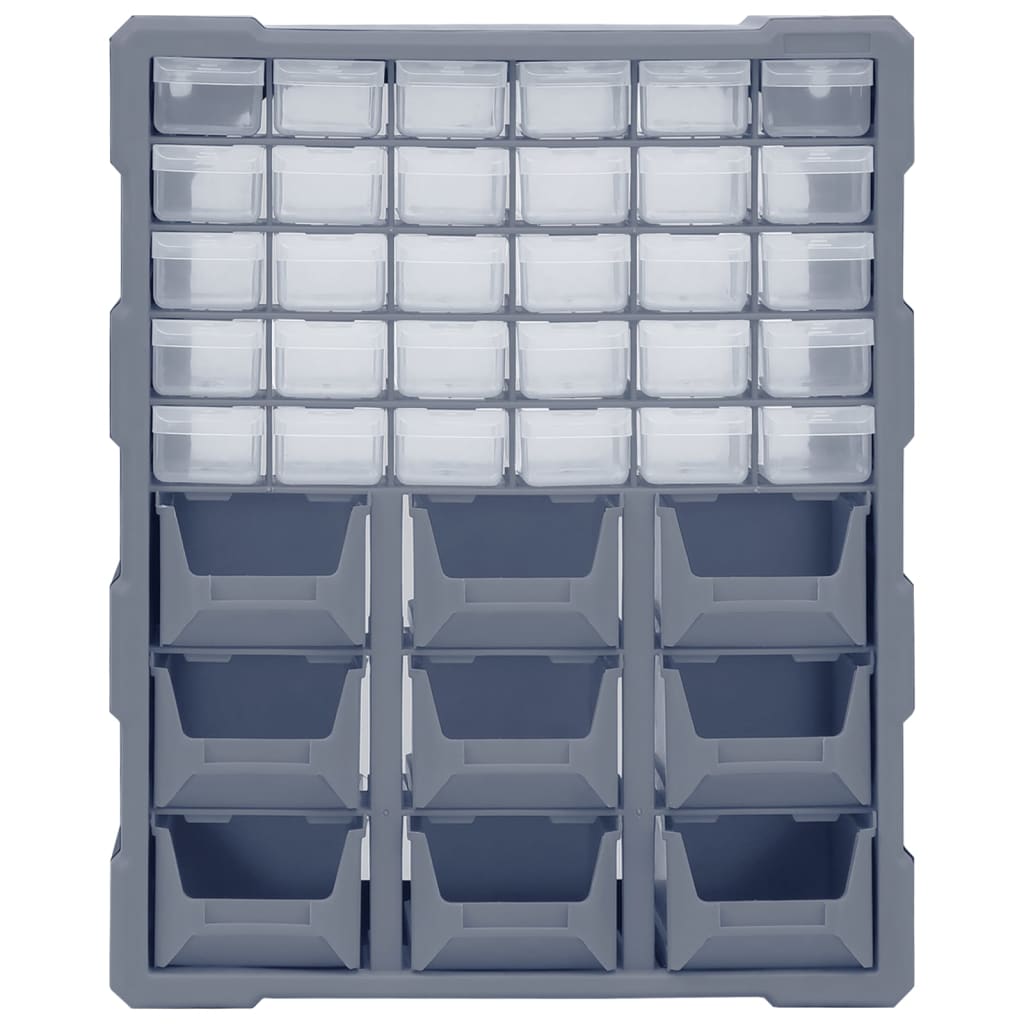 vidaXL Organizer z 39 szufladkami, 38x16x47 cm