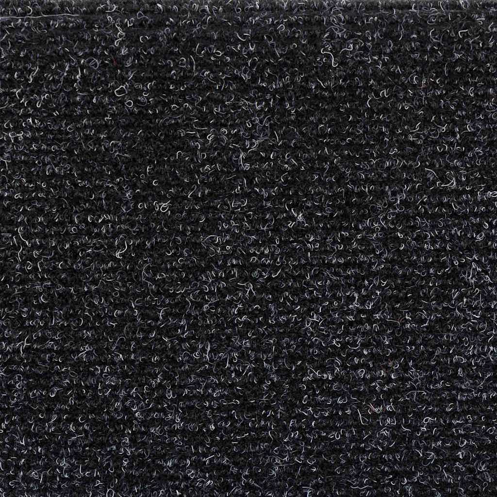 vidaXL Maty na schody samoprzylepne 5 szt. 56x17x3 cm czarne półokrągłe