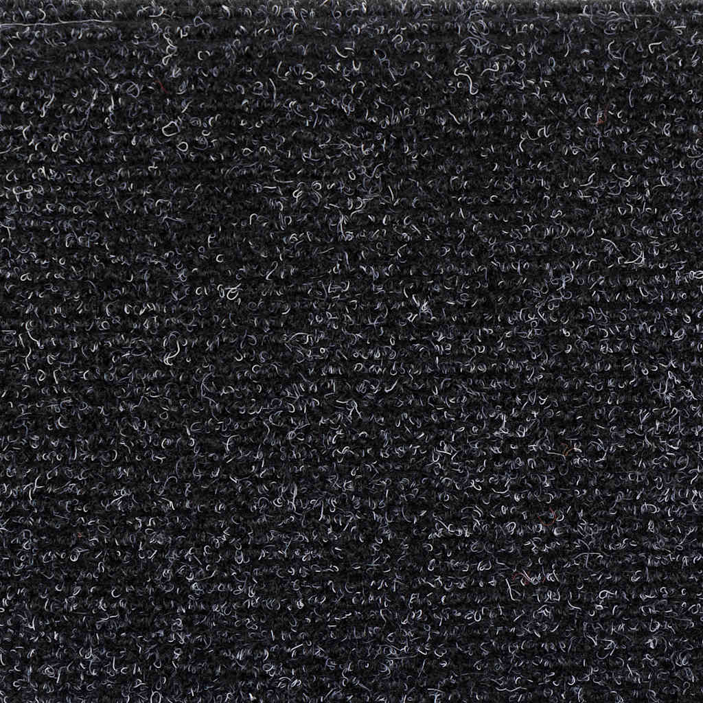 vidaXL Maty na schody samoprzylepne 10 szt. 56x17x3 cm czarne półokrągłe