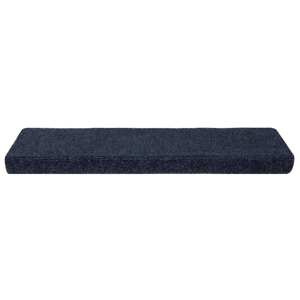 vidaXL Maty na schody samoprzylepne 5 szt. 65x21x4 cm Antracytowe prostokątne krawędzie