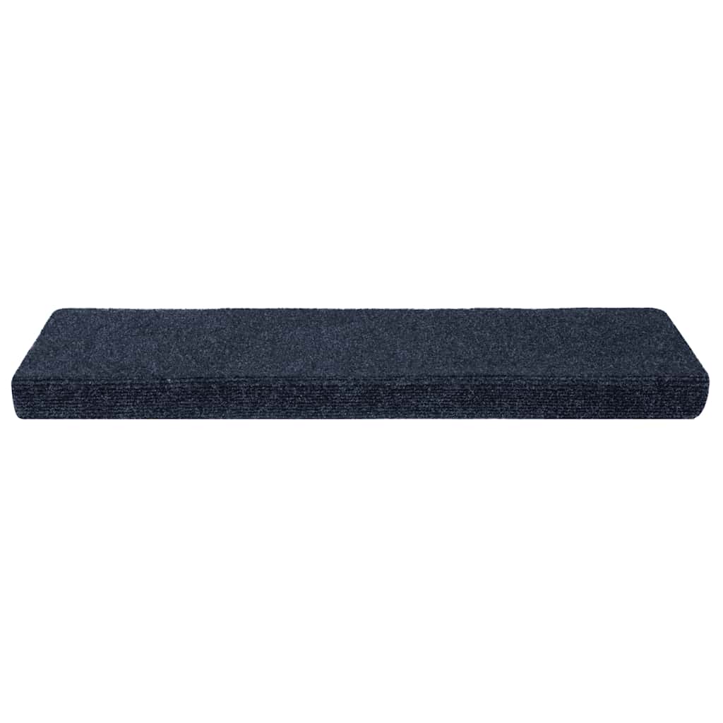 vidaXL Maty na schody samoprzylepne 10 szt. 65x21x4 cm Antracytowe prostokątne krawędzie