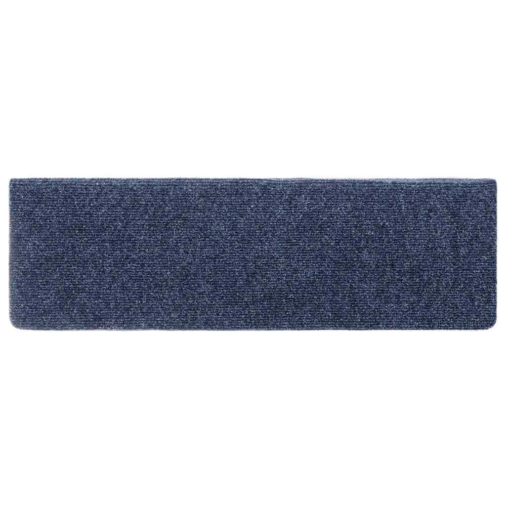 vidaXL Maty na schody samoprzylepne 10 szt. 65x21x4 cm Antracytowe prostokątne krawędzie