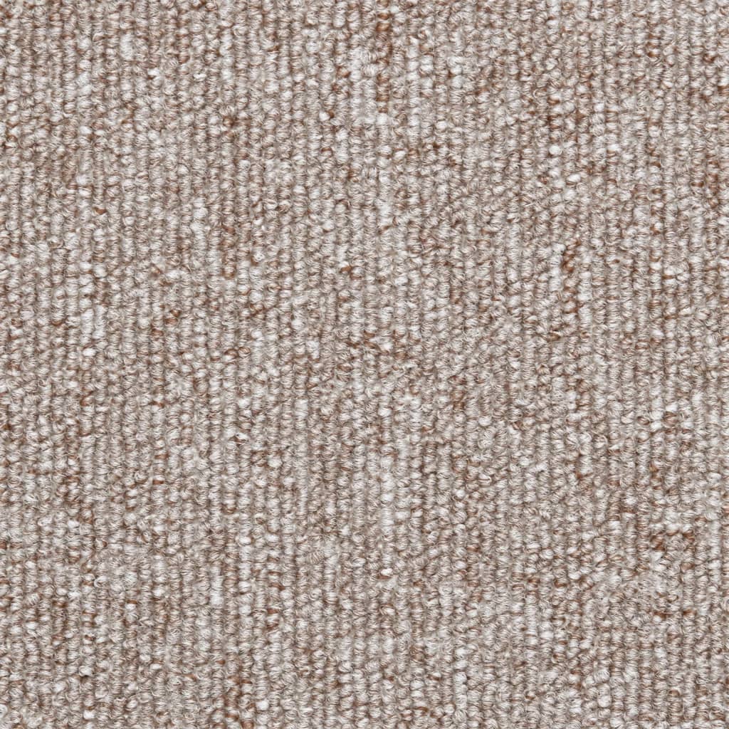 vidaXL Maty na schody 10 szt. 56x17x3 cm Jasnobrązowe półokrągłe