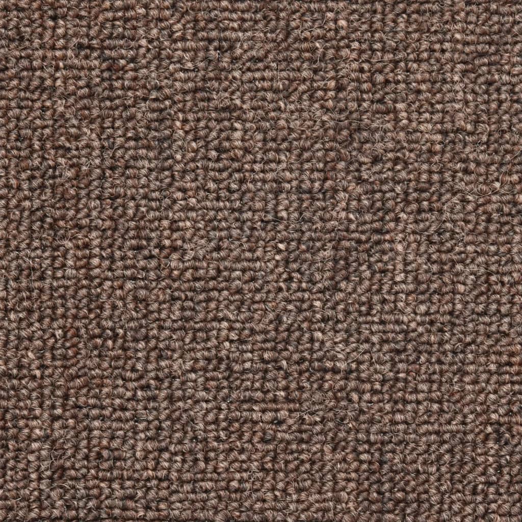 vidaXL Maty na schody 10 szt. 56x17x3 cm Brąz kawowy Półokrągły