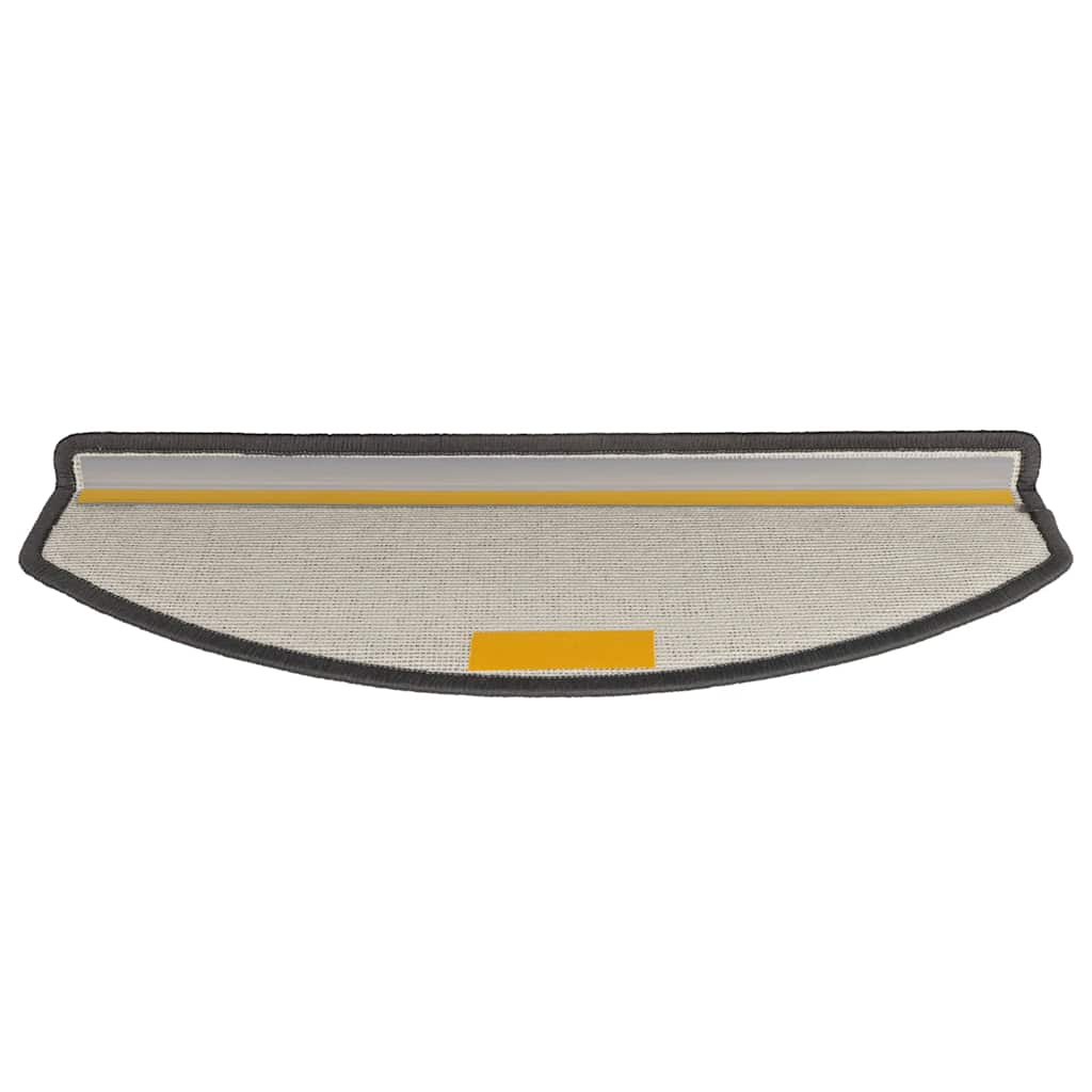 vidaXL Maty na schody 10 szt. 65x24x4 cm Ciemnoszare Półokrągłe Duże