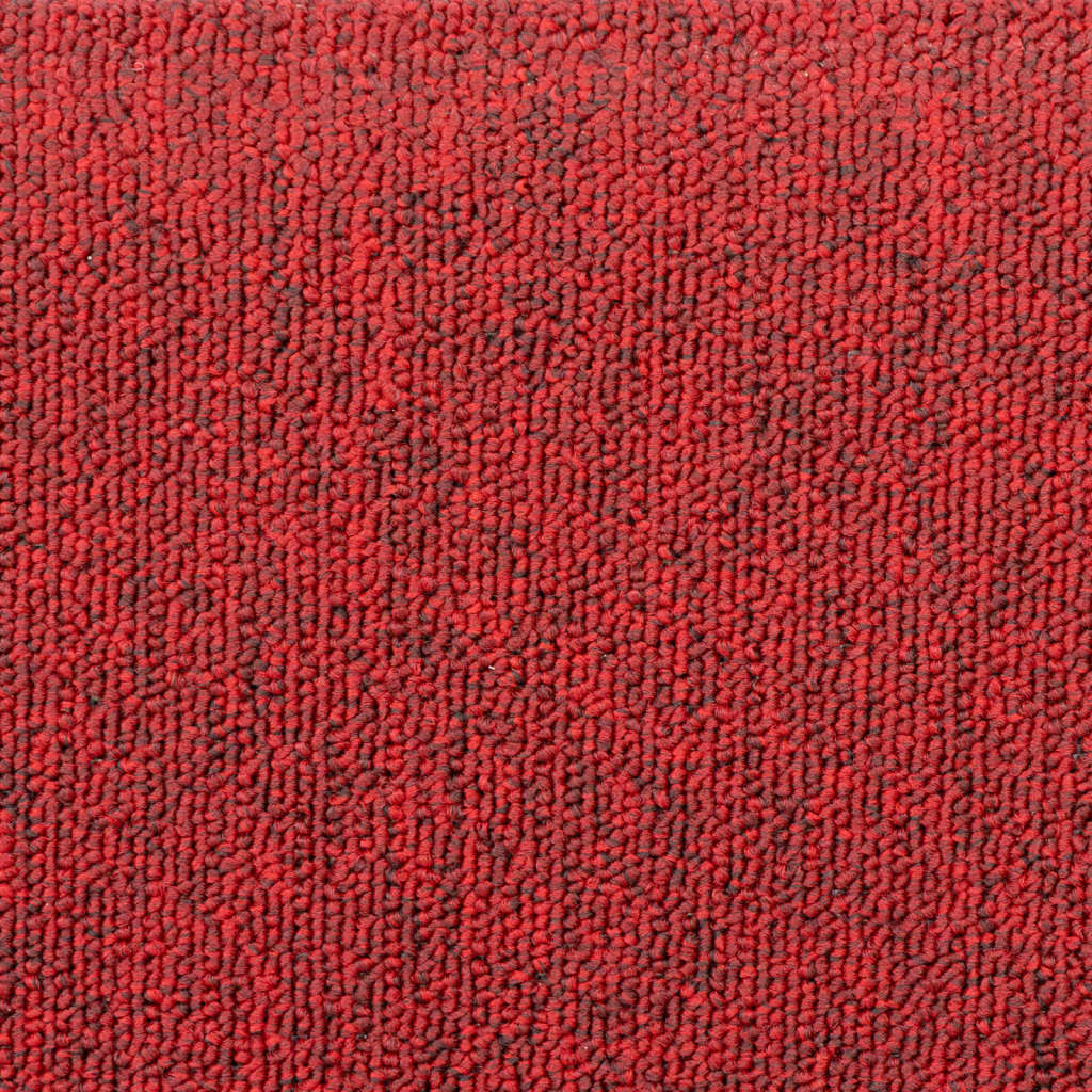 vidaXL Maty na schody 10 szt. 65x24x4 cm Czerwone Półokrągłe Duże