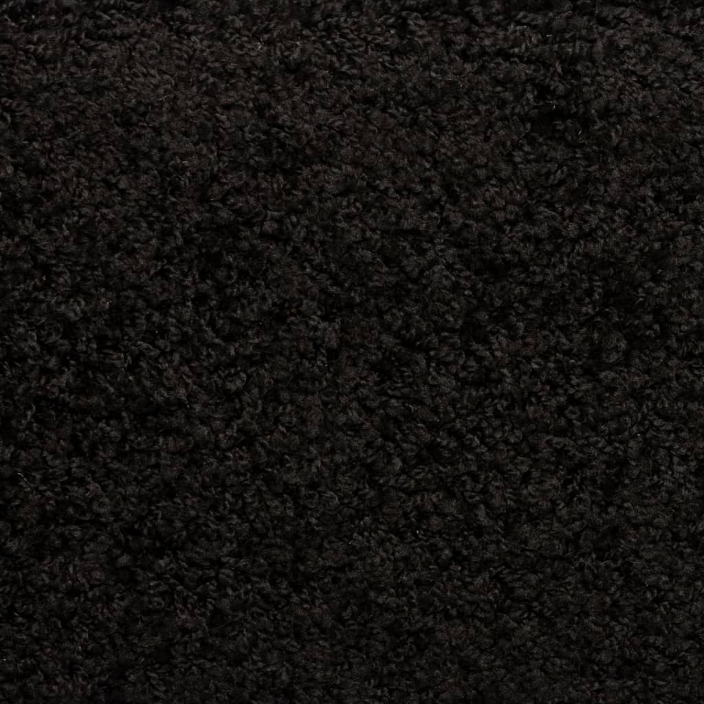 vidaXL Maty na schody 10 szt. 65x21x4 cm Czarne prostokątne krawędzie
