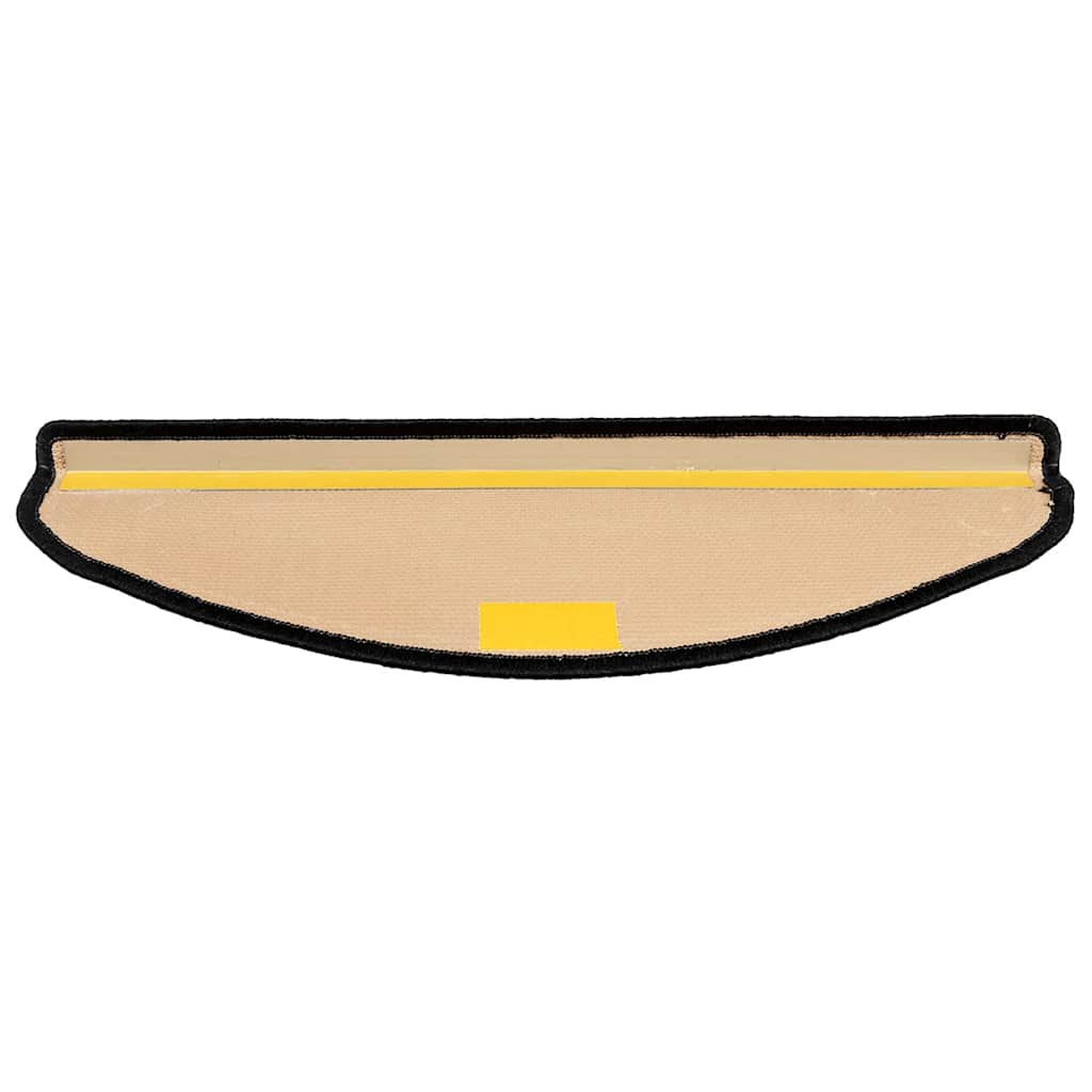 vidaXL Samoprzylepne nakładki na schody, 5szt., 65x21x4cm czarno-szare