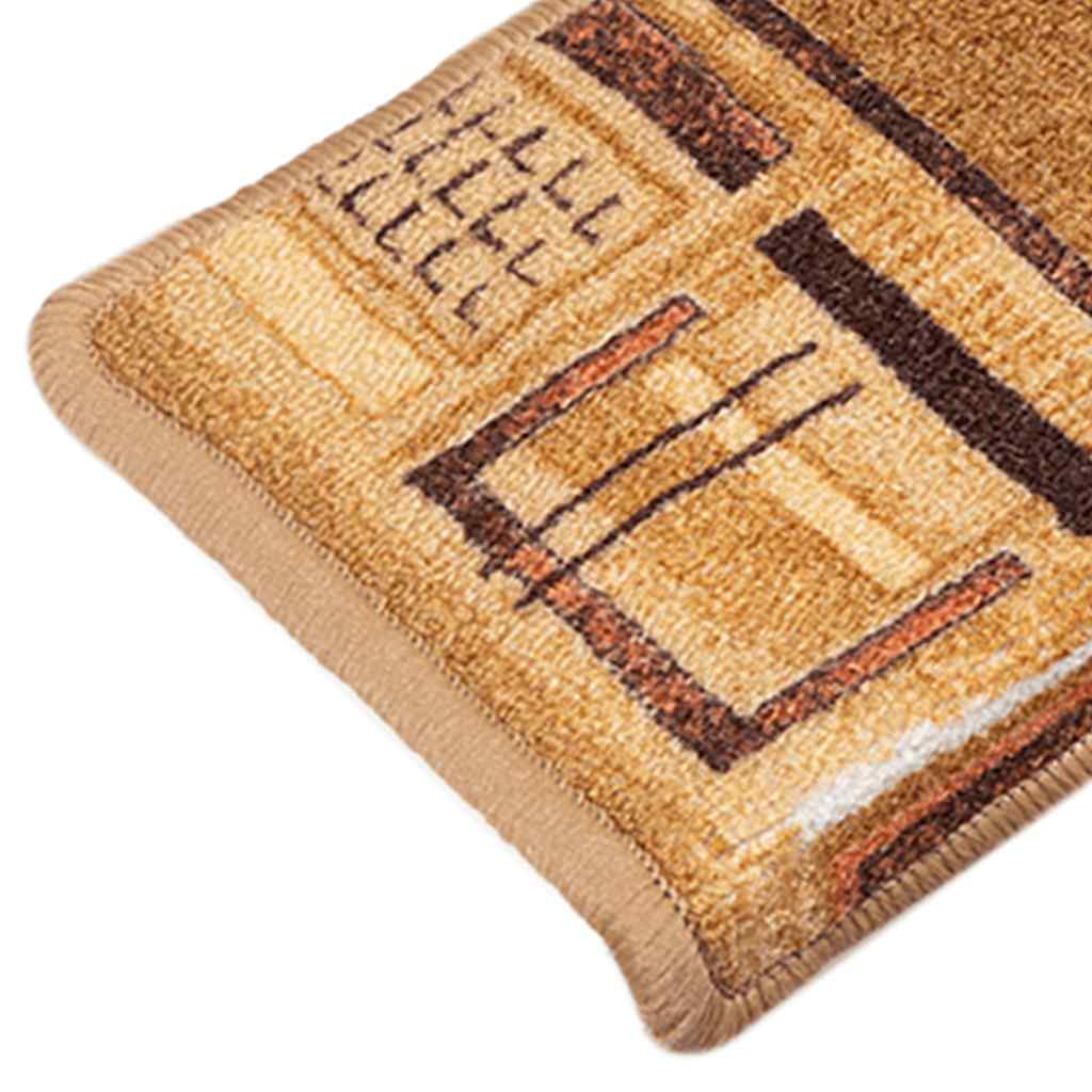vidaXL Samoprzylepne nakładki na schody, 10 szt., 65x21x4 cm, beżowe