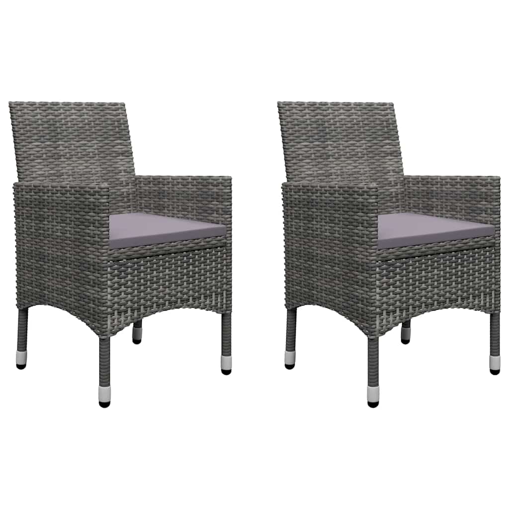 vidaXL 5-częściowy zestaw mebli ogrodowych, szary