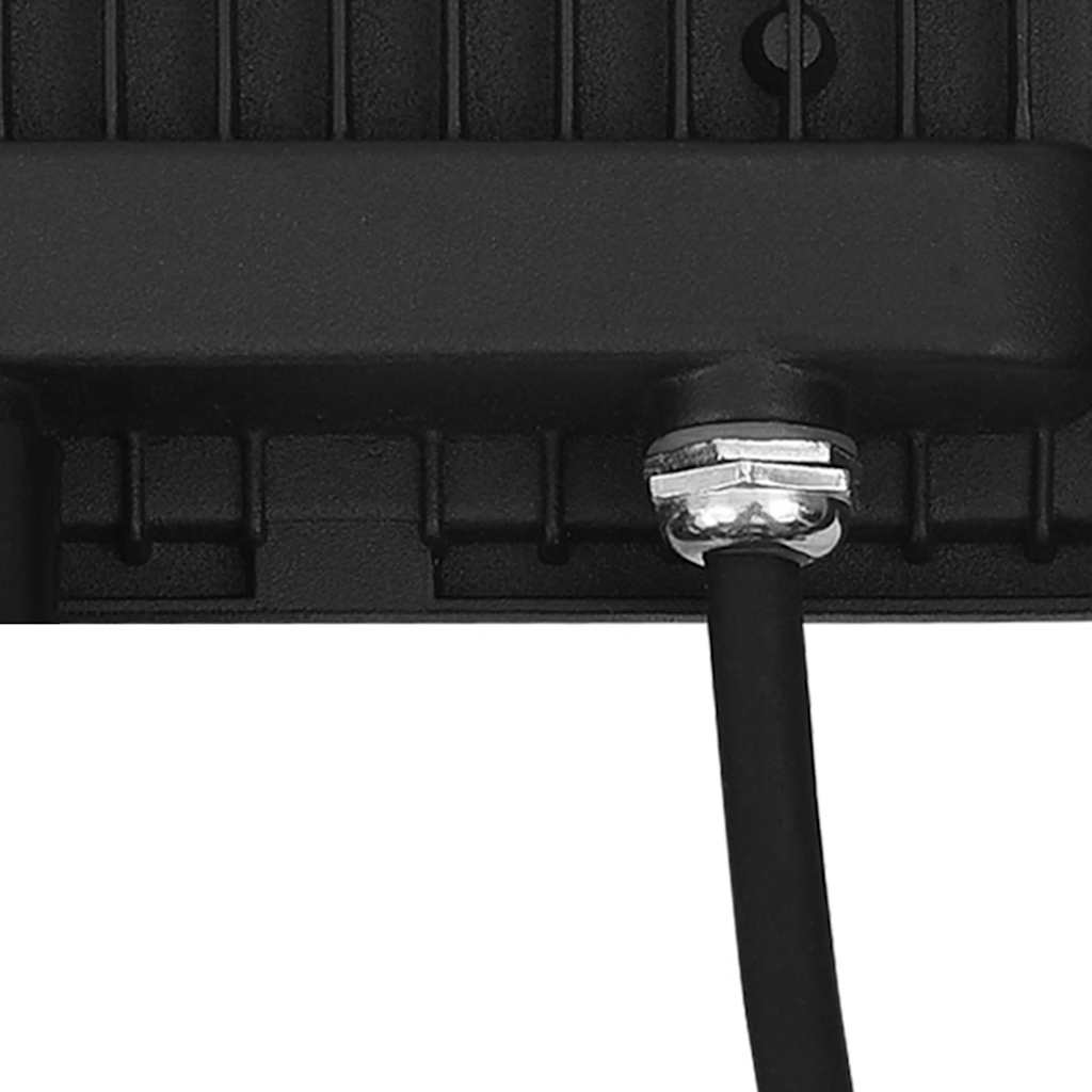 vidaXL Reflektor LED z czujnikiem, 10 W, ciepłe białe światło