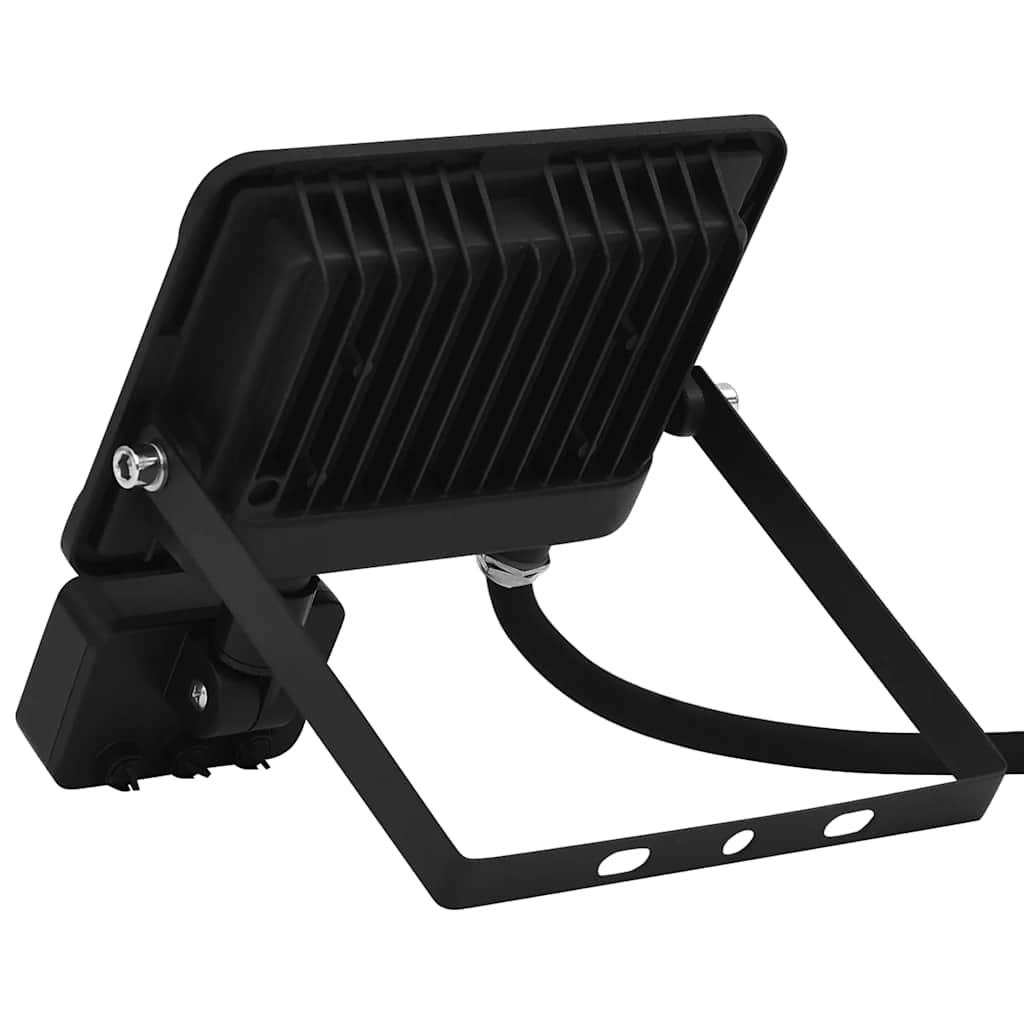 vidaXL Reflektor LED z czujnikiem, 30 W, ciepłe białe światło