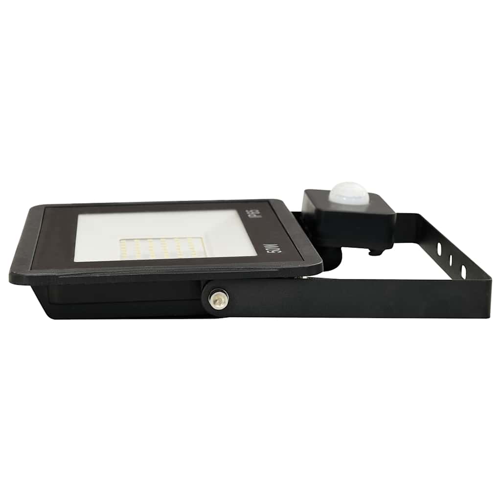 vidaXL Reflektor LED z czujnikiem, 50 W, zimne białe światło
