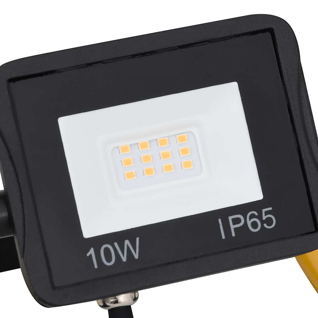 vidaXL Reflektor LED z uchwytem, 10 W, zimne białe światło