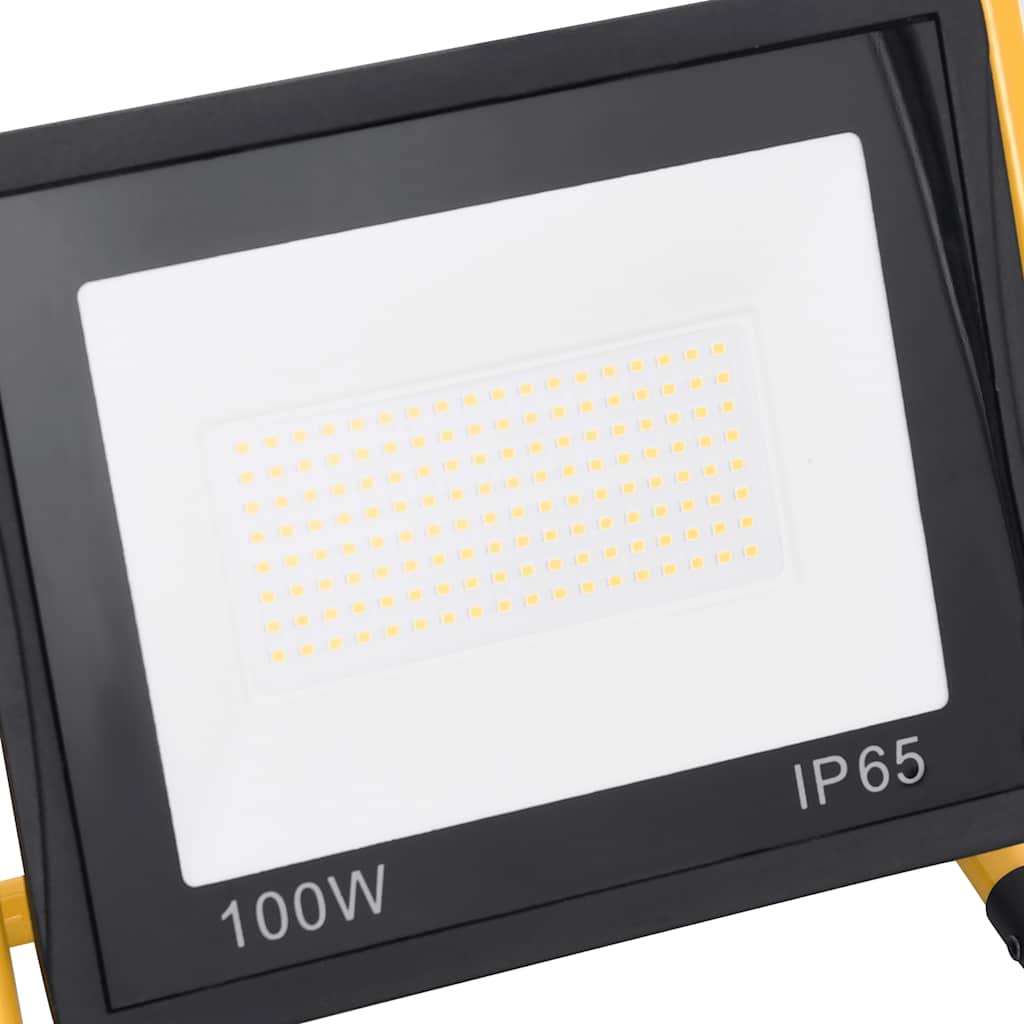 vidaXL Reflektor LED z uchwytem, 100 W, zimne białe światło