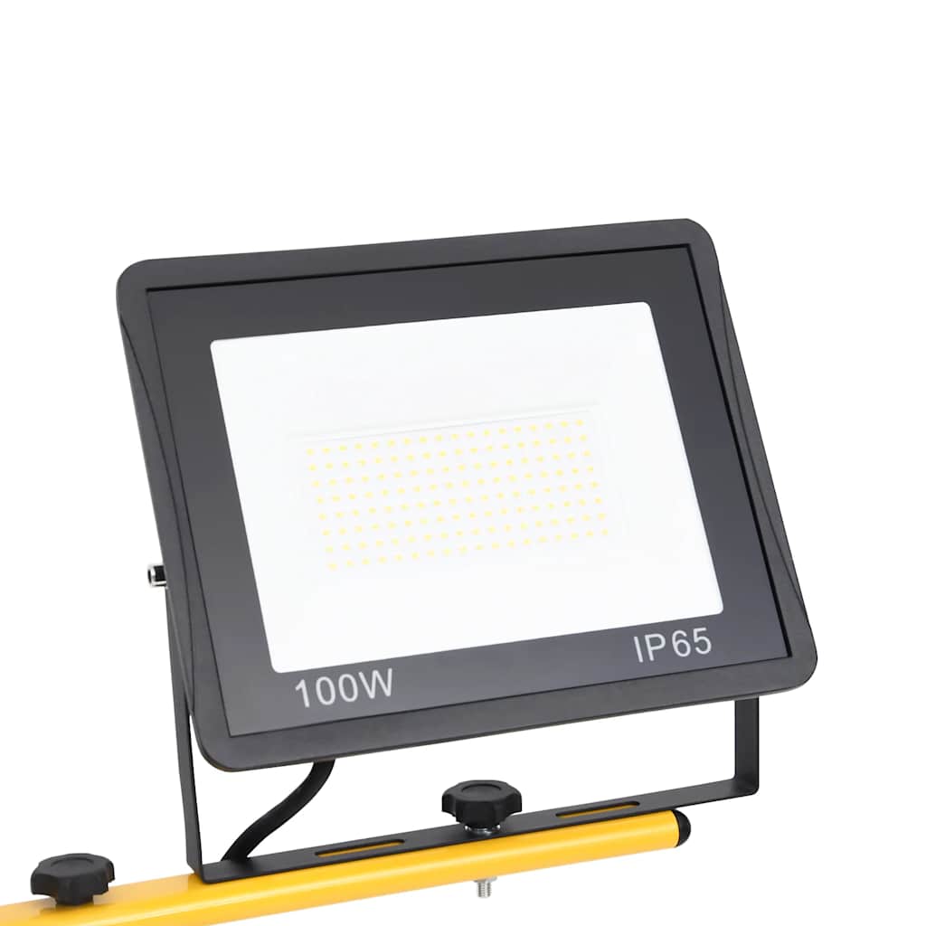 vidaXL Reflektor LED ze stojakiem, 2x100 W, zimne białe światło