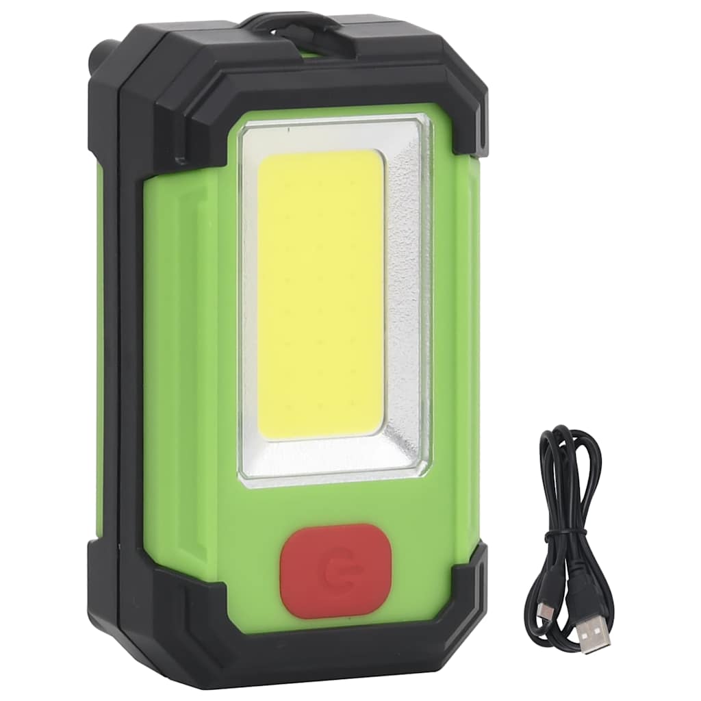 vidaXL Przenośny, solarny reflektor LED, 7 W, zimne białe światło