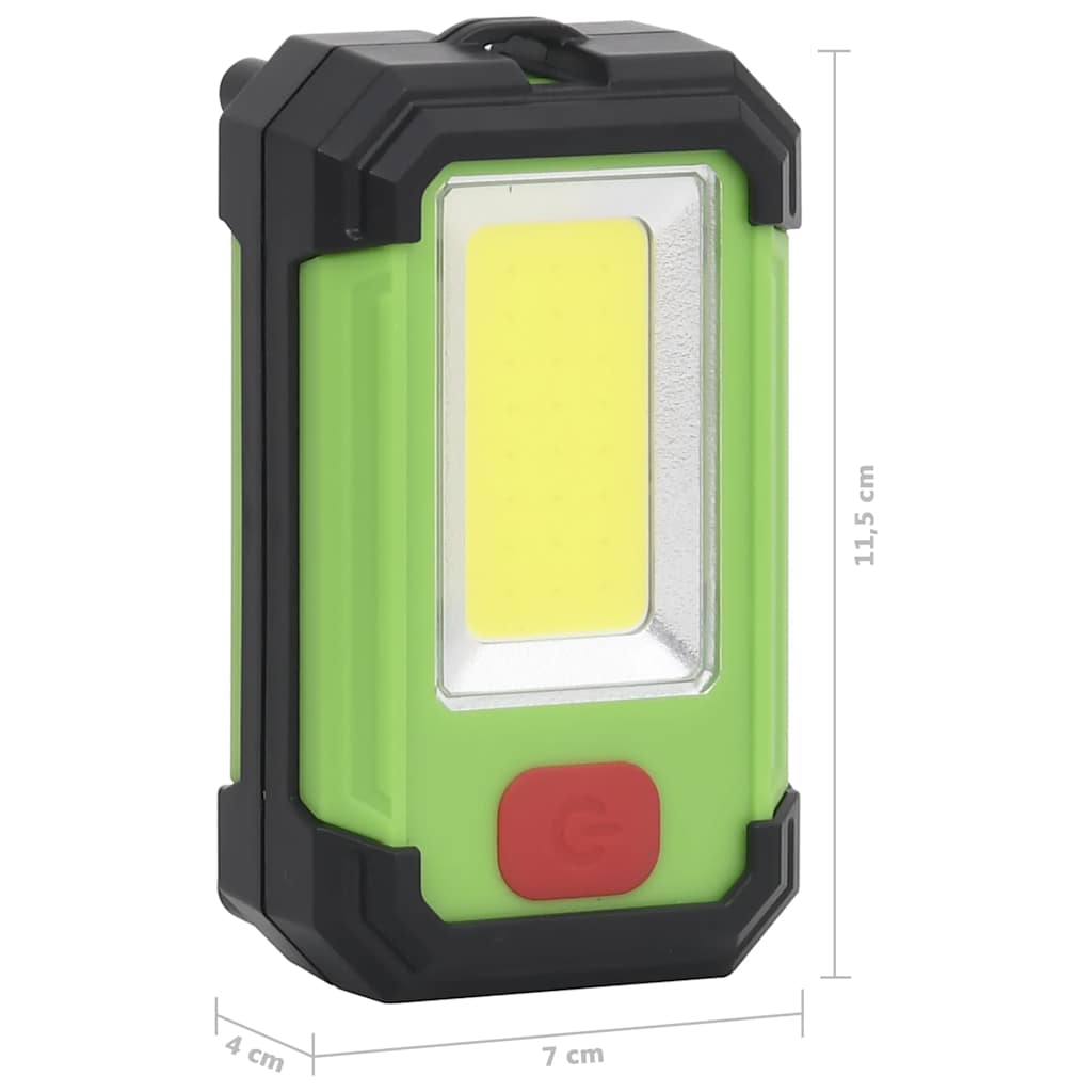 vidaXL Przenośny, solarny reflektor LED, 7 W, zimne białe światło
