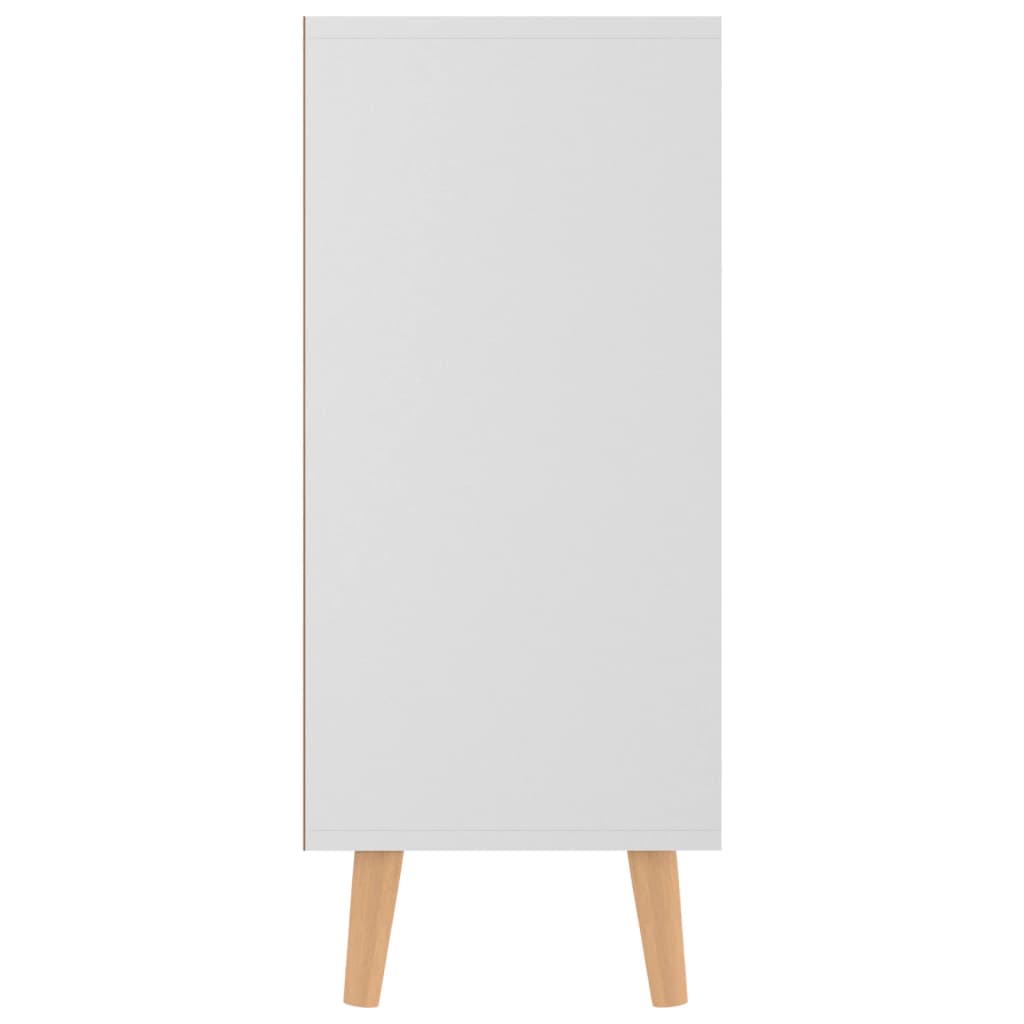 vidaXL Szafka, biała, 90x30x72 cm, materiał drewnopochodny