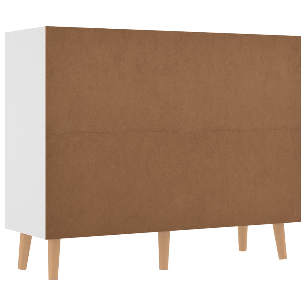 vidaXL Szafka, biała, 90x30x72 cm, materiał drewnopochodny