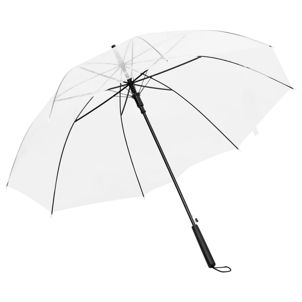 vidaXL Parasolka przezroczysta, 100 cm