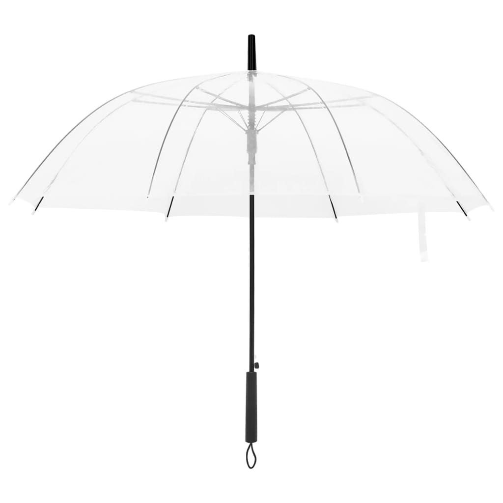 vidaXL Parasolka przezroczysta, 100 cm