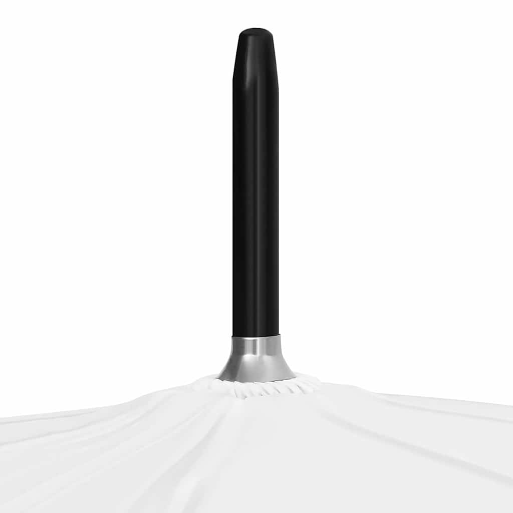 vidaXL Parasolka biała, 130 cm