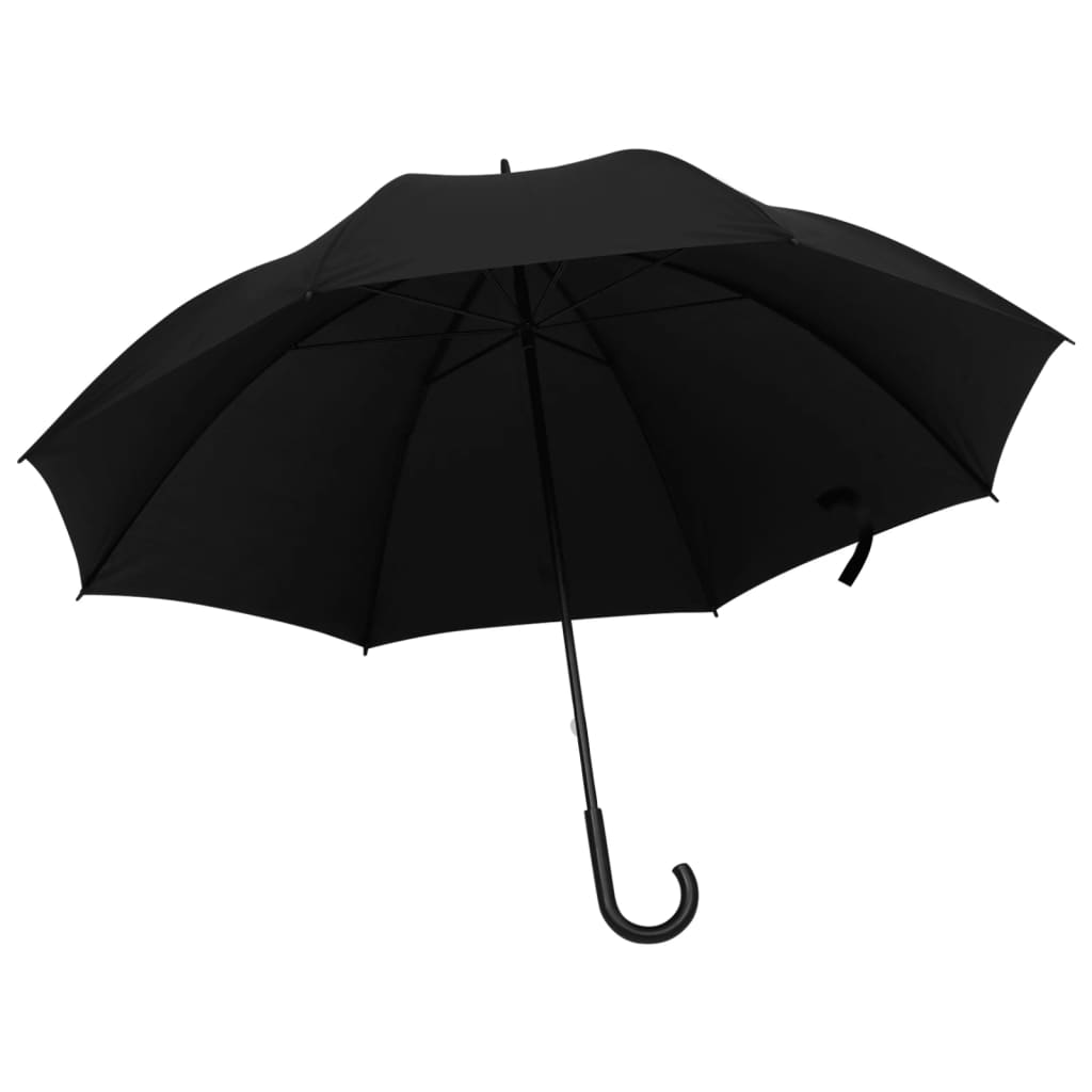vidaXL Parasolka czarna, 130 cm