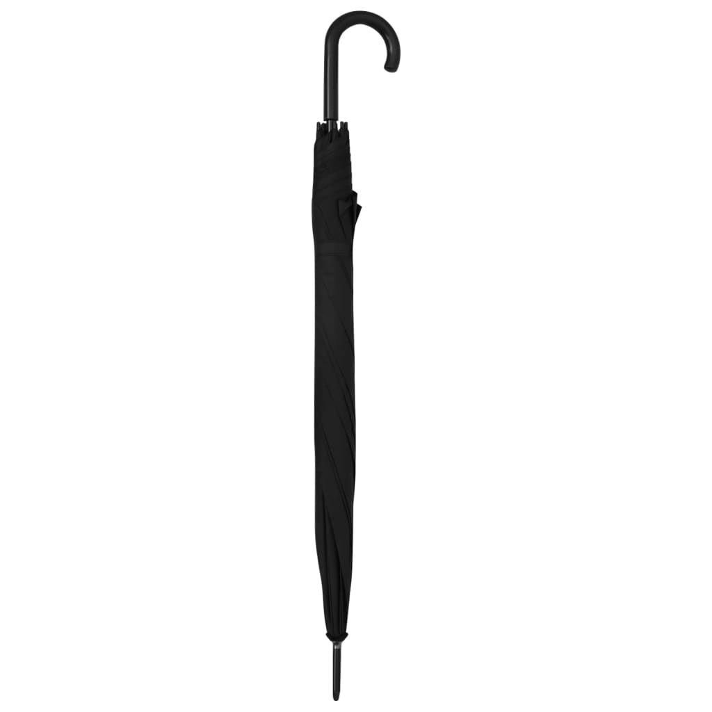 vidaXL Parasolka czarna, 130 cm