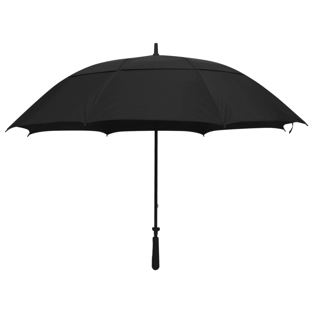 vidaXL Parasolka czarna, 130 cm