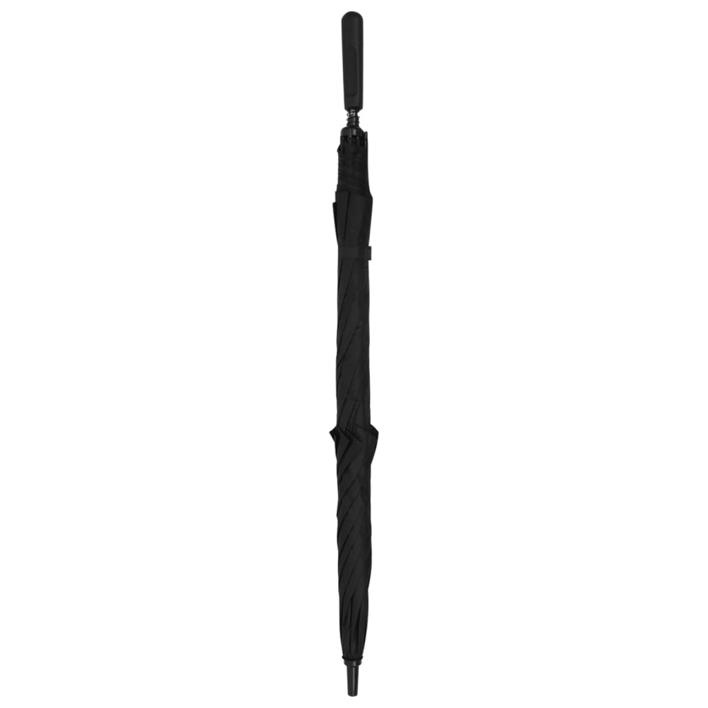 vidaXL Parasolka czarna, 130 cm