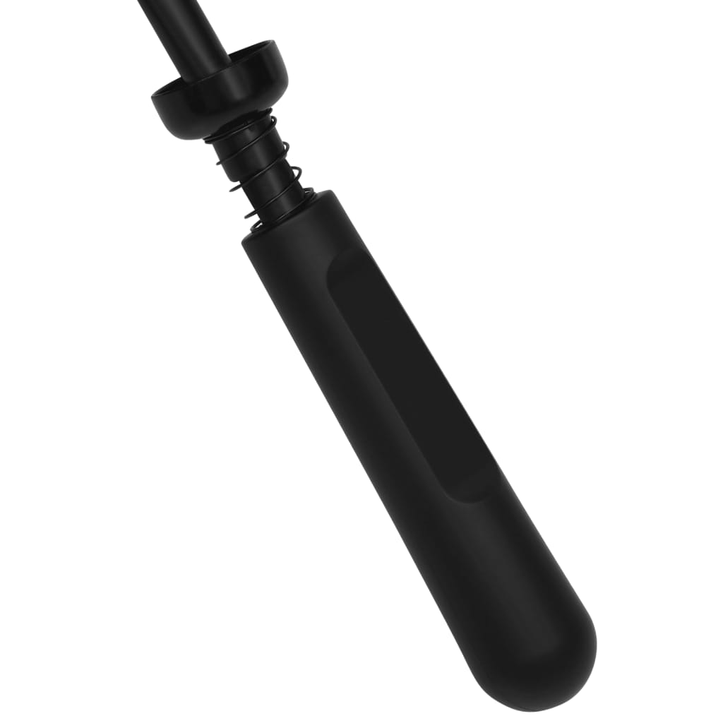 vidaXL Parasolka czarna, 130 cm