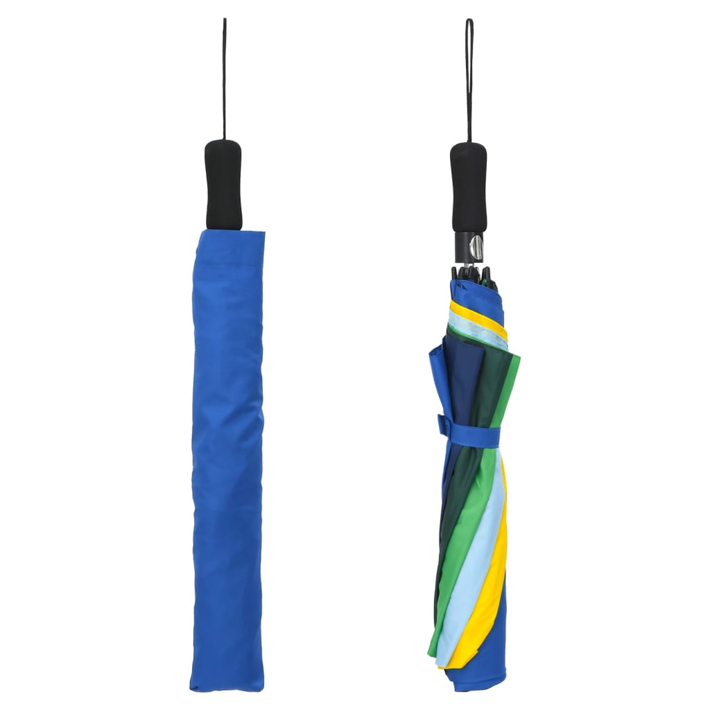 vidaXL Parasolka automatyczna, kolorowa, 124 cm