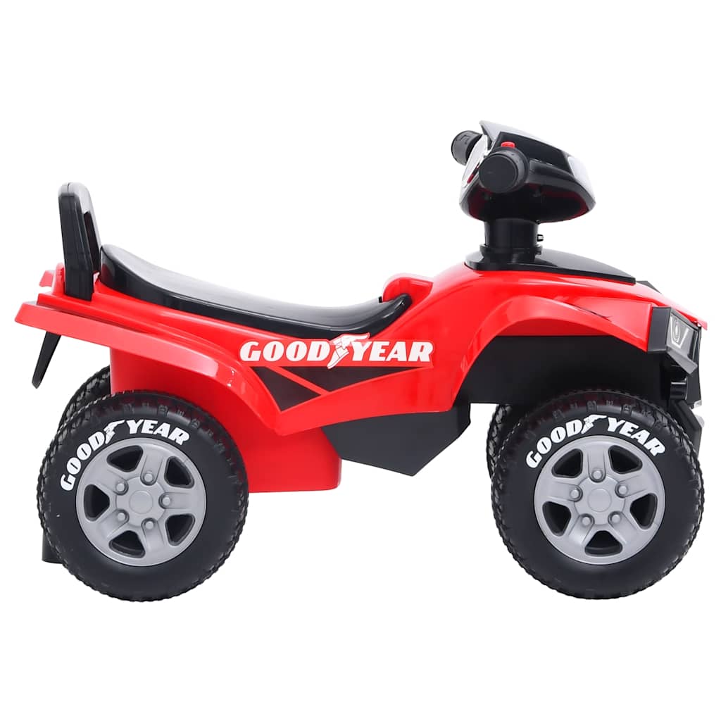 vidaXL Jeździk quad Good Year, czerwony