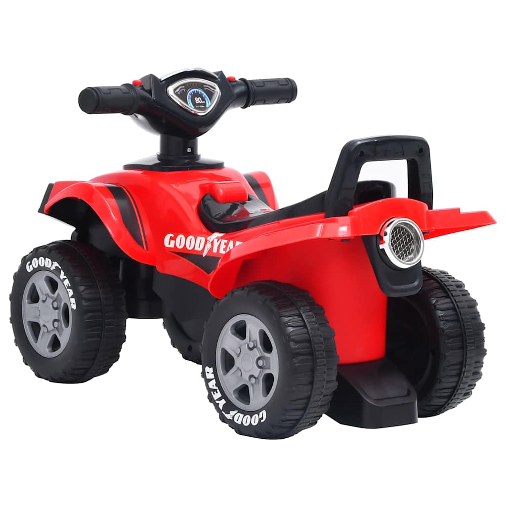 vidaXL Jeździk quad Good Year, czerwony