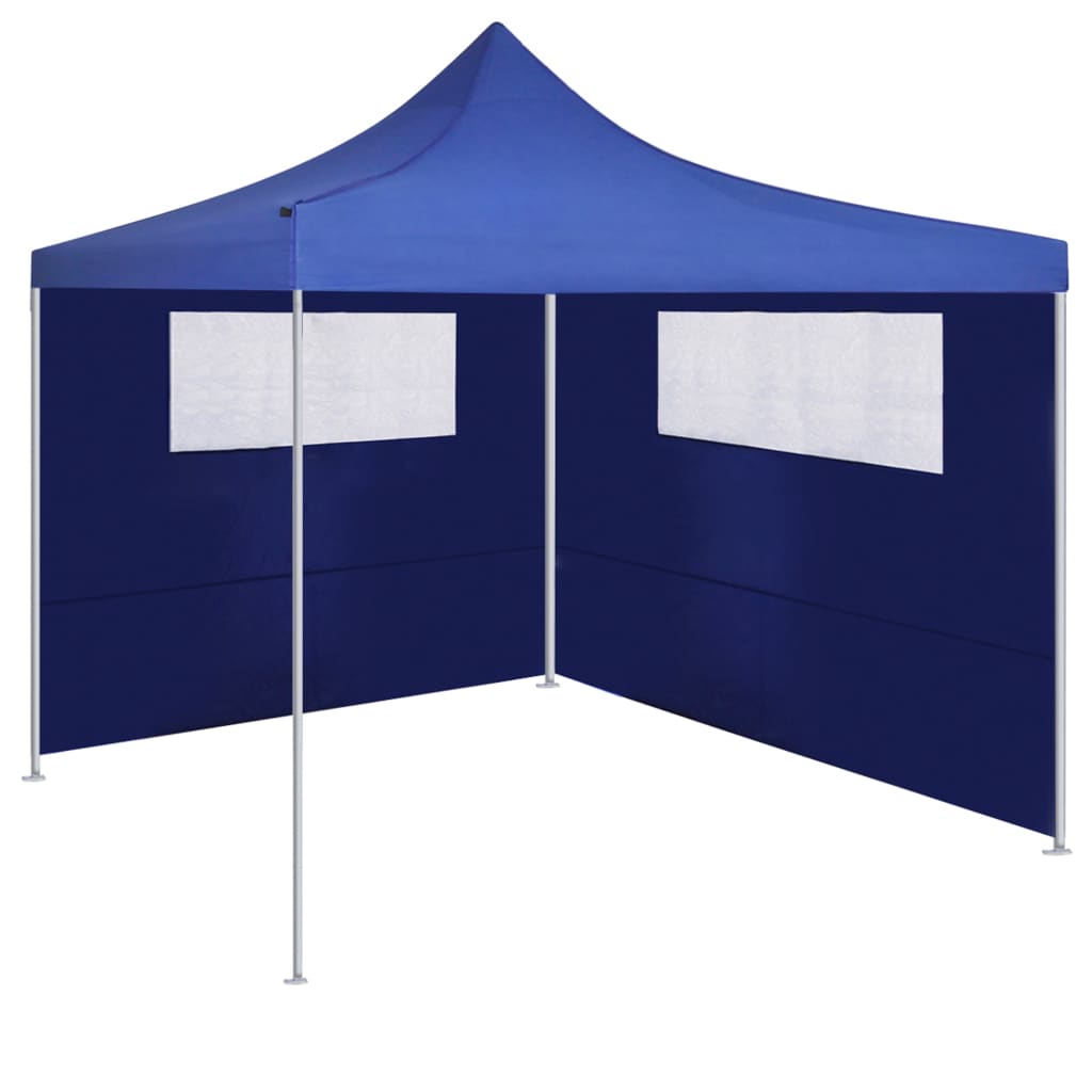 vidaXL Ścianka z oknami do altany, 6x2 m, niebieska