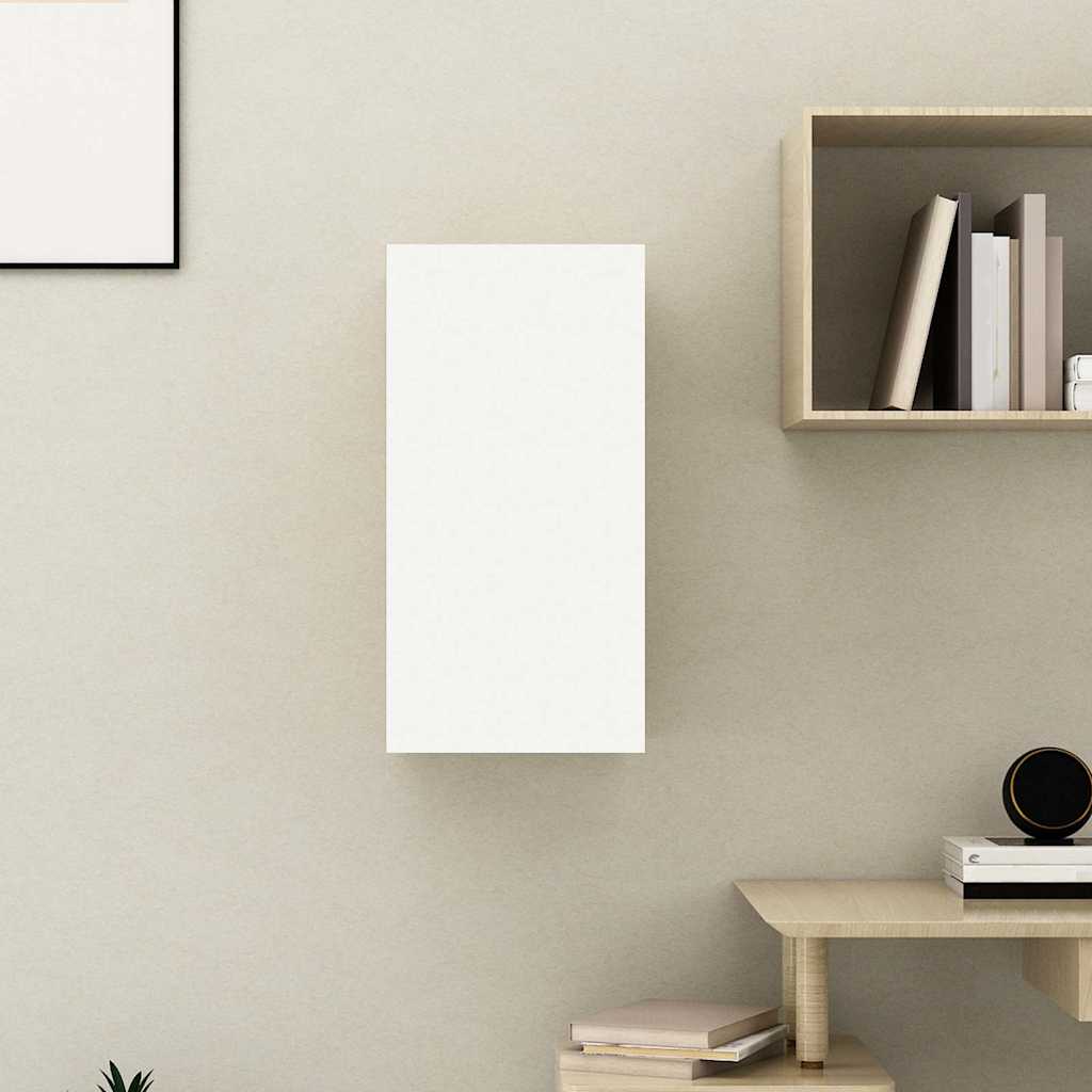 vidaXL Szafka TV, biała, 30,5x30x60 cm, materiał drewnopochodny