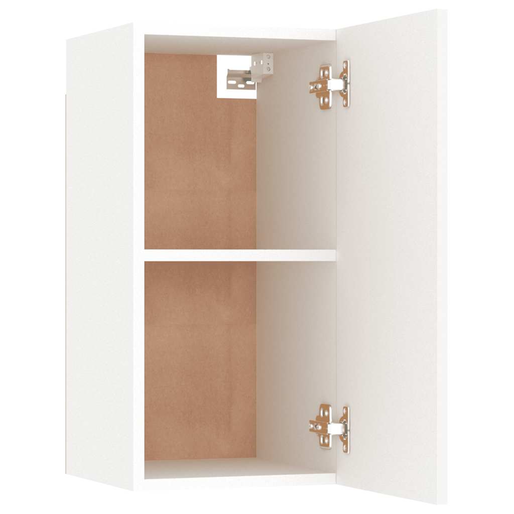 vidaXL Szafka TV, biała, 30,5x30x60 cm, materiał drewnopochodny