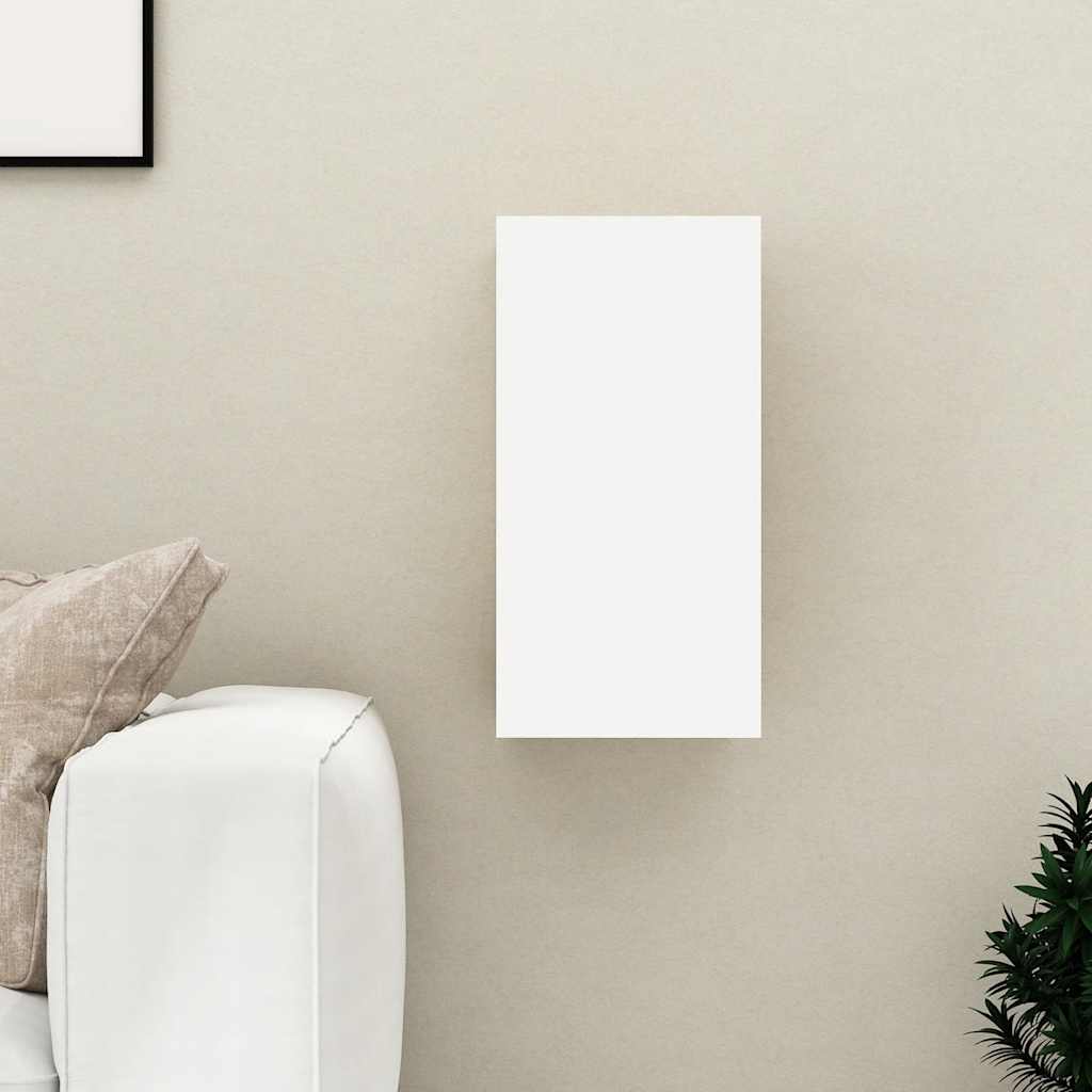 vidaXL Szafka TV, biała, 30,5x30x60 cm, materiał drewnopochodny