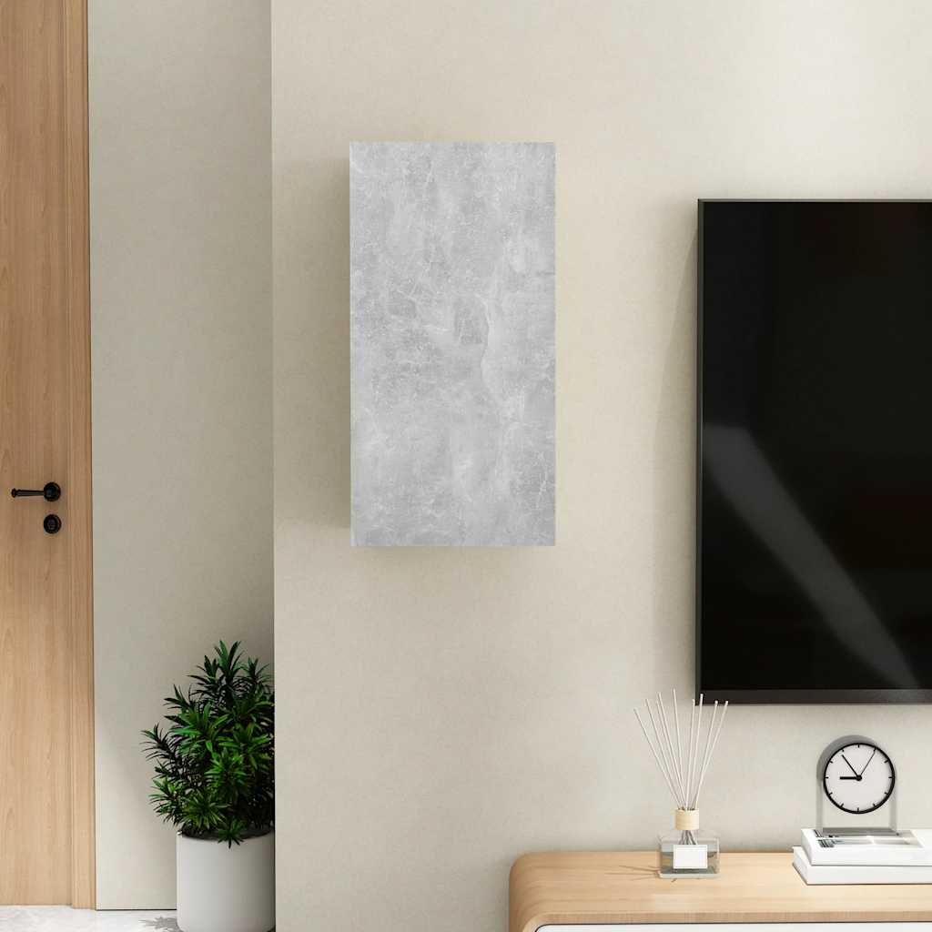 vidaXL Szafka telewizyjna, szarość betonu, 30,5x30x60 cm
