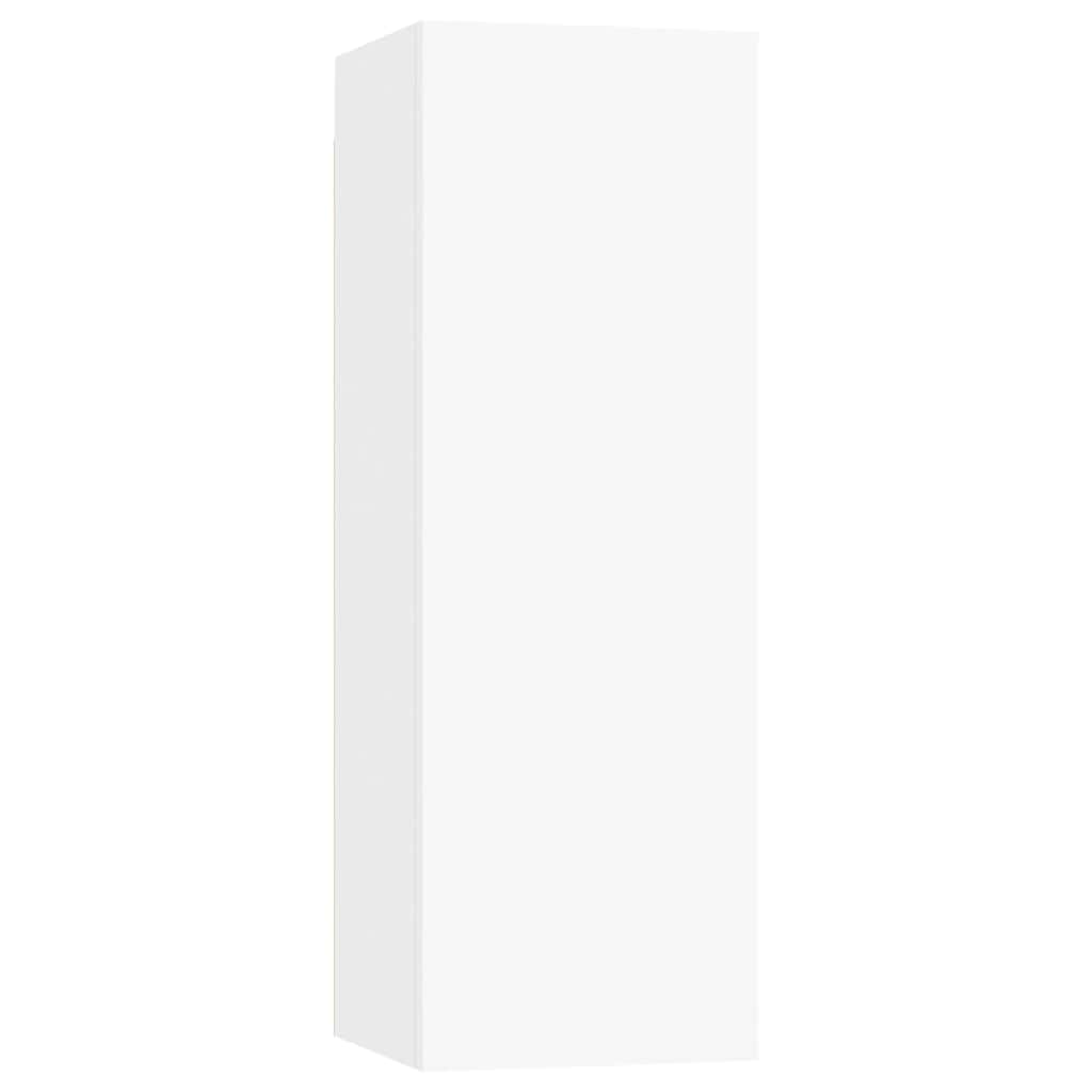 vidaXL Szafki TV 2 szt., białe, 30,5x30x90 cm, materiał drewnopochodny