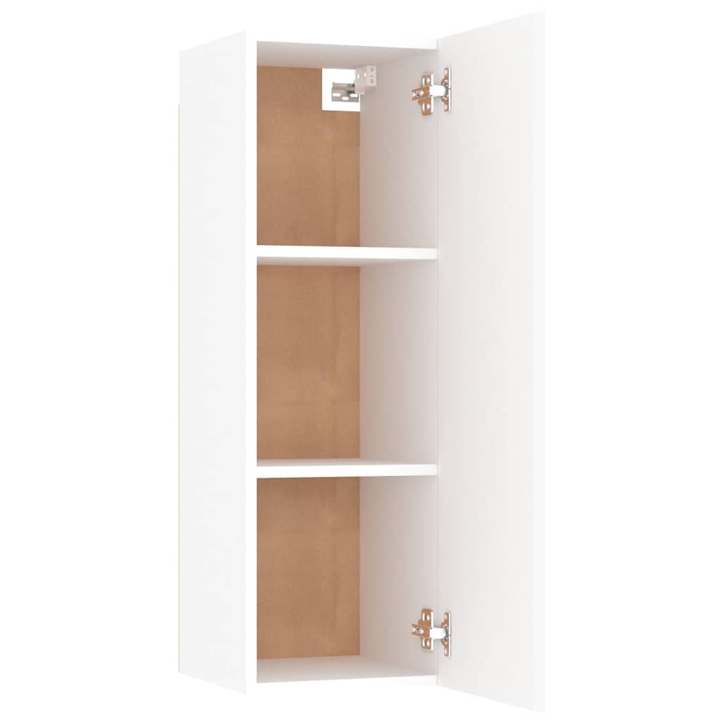 vidaXL Szafki TV 2 szt., białe, 30,5x30x90 cm, materiał drewnopochodny