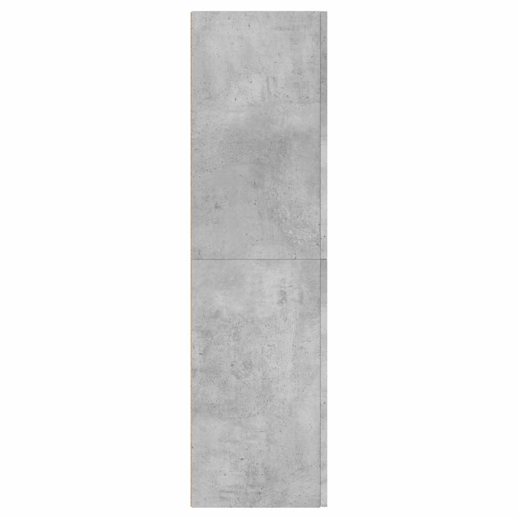 vidaXL Szafka telewizyjna, szarość betonu, 30,5x30x110 cm