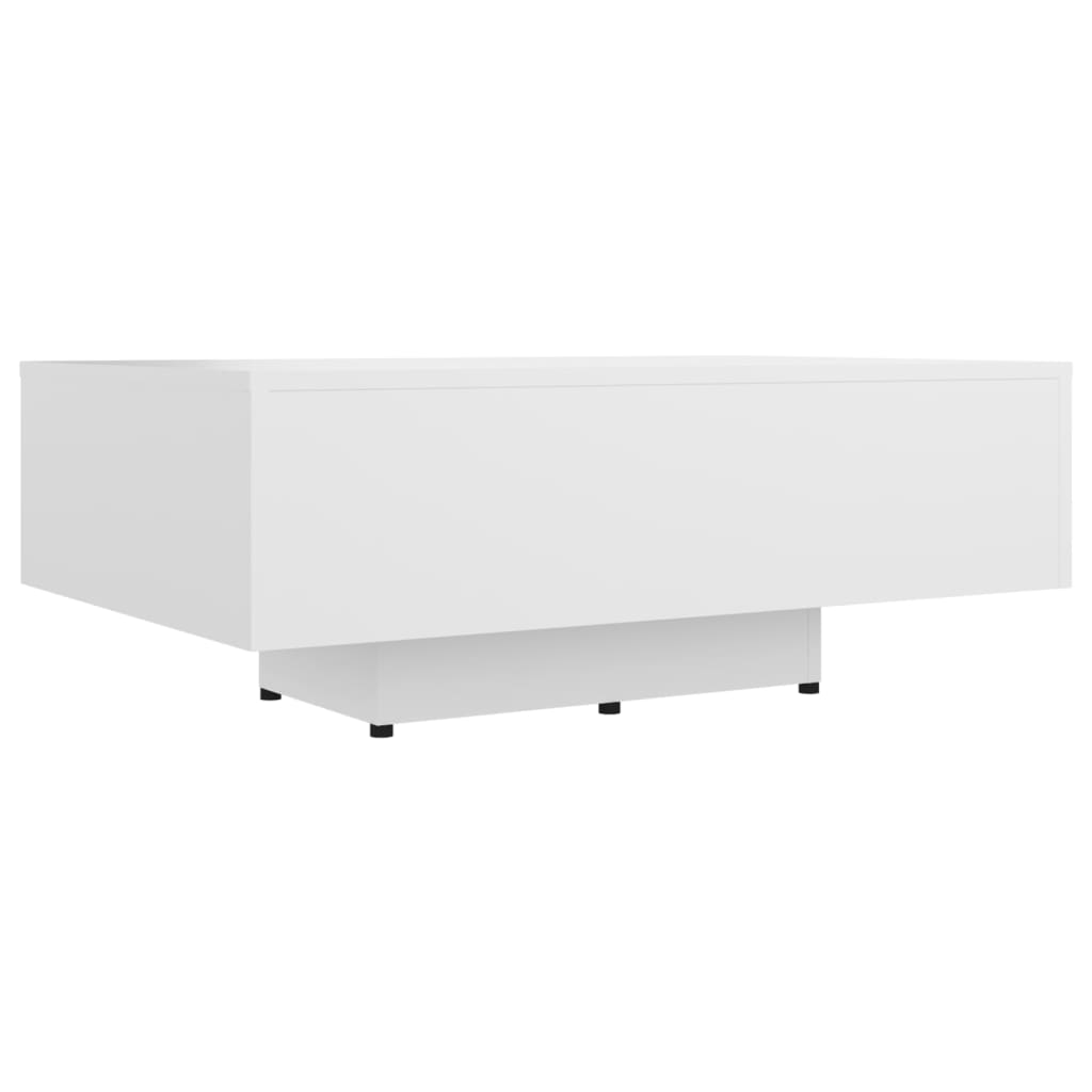 vidaXL Stolik kawowy, biały, 85x55x31 cm, materiał drewnopochodny