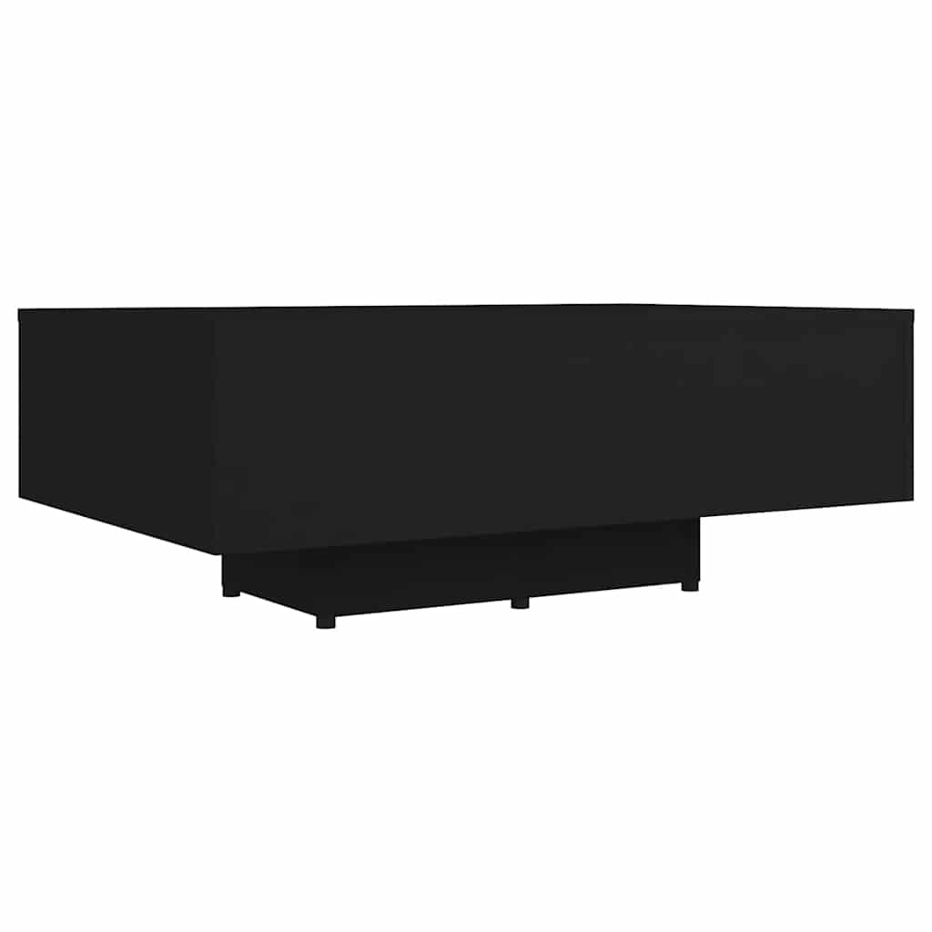 vidaXL Stolik kawowy, czarny, 85x55x31 cm, materiał drewnopochodny
