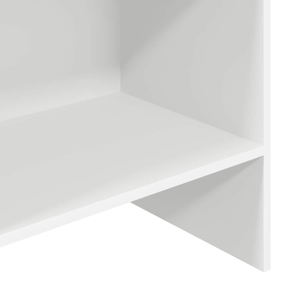 vidaXL Regał na książki, biały, 60x35x180 cm, materiał drewnopochodny