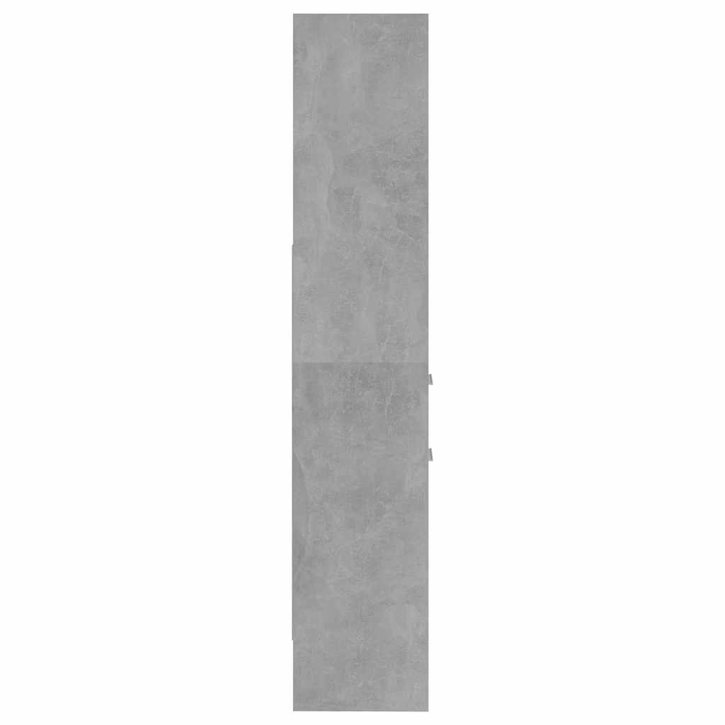 vidaXL Regał na książki, betonowy szary, 40x35x180 cm